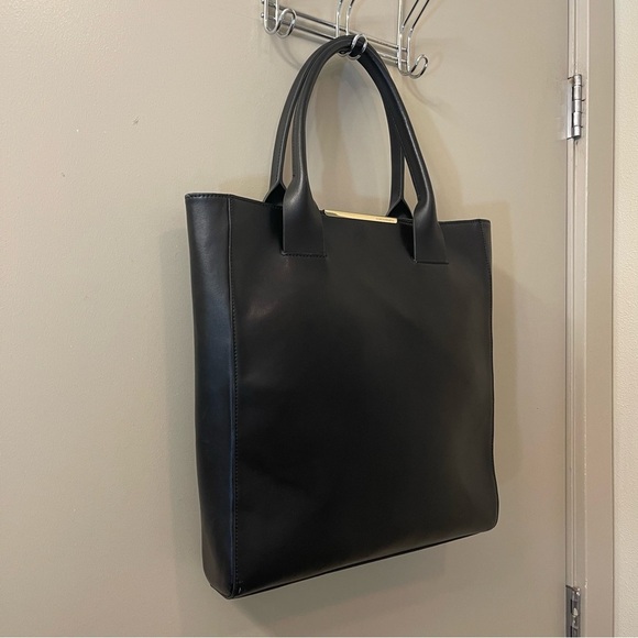 BCBGMAXAZRIA Cleo Tote Bag cow Leather in black laptop bag - Picture 2 of 10